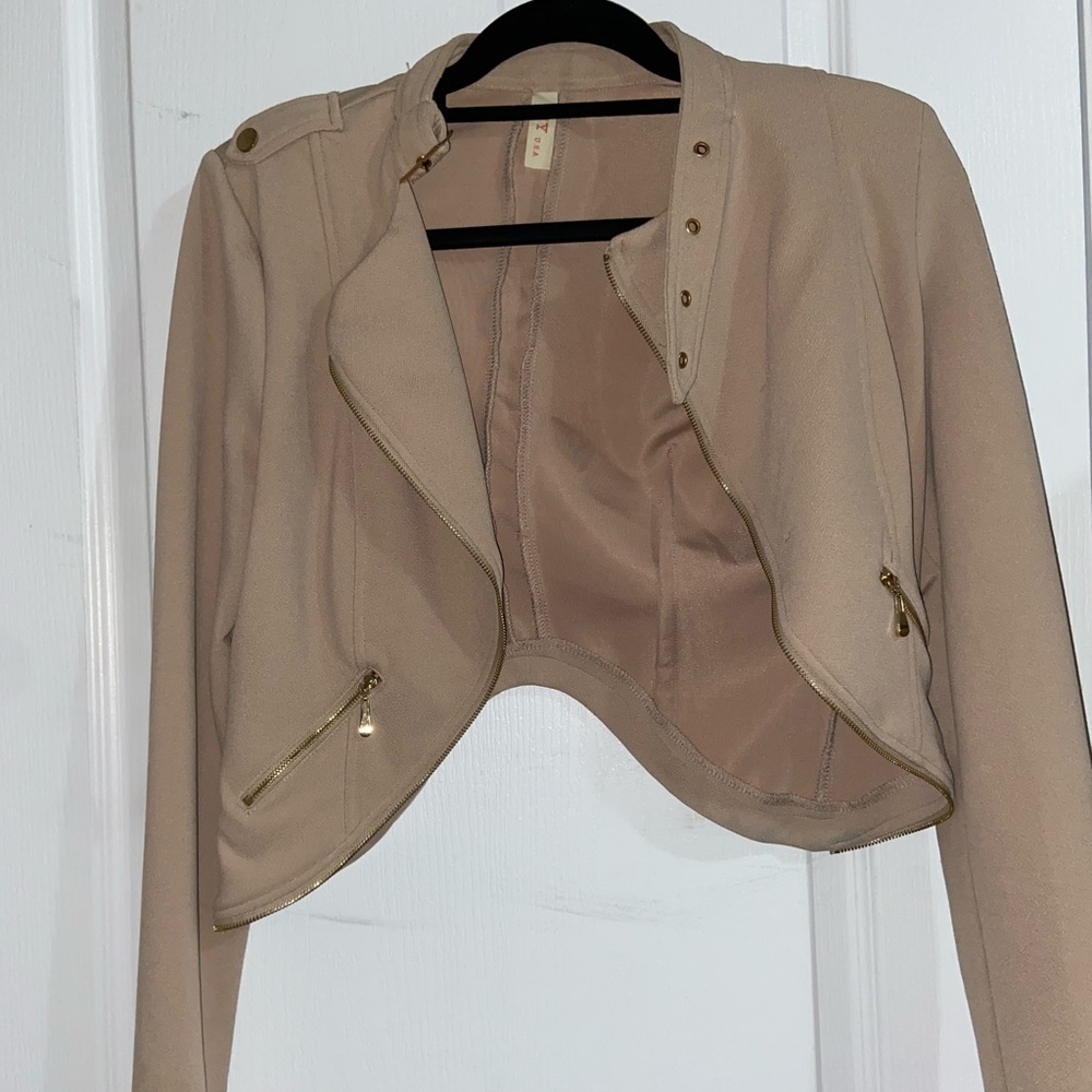 tan jacket